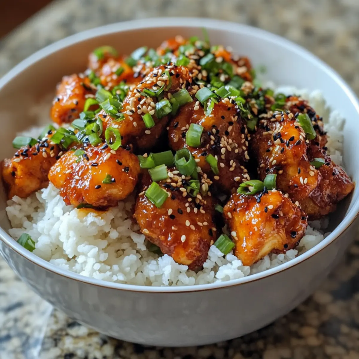 Afro-Asian Fusion Gochujang Coconut Chicken