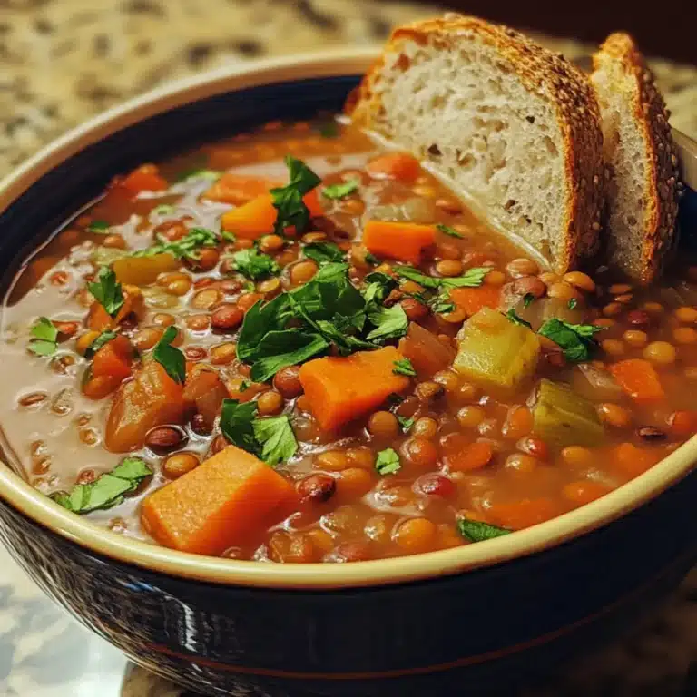 Quick and Hearty Lentil Soup recipe