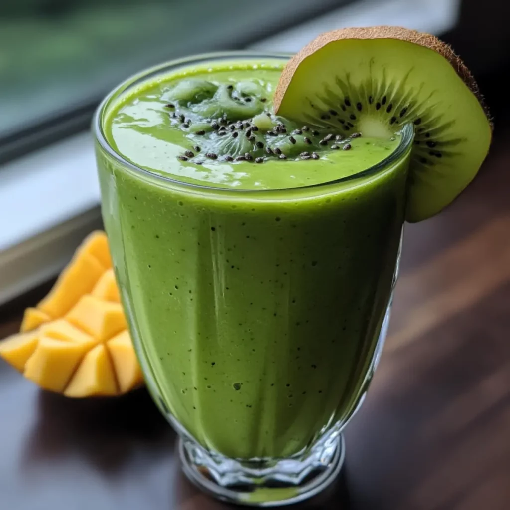 Tropical Green Goddess Smoothie recipe
