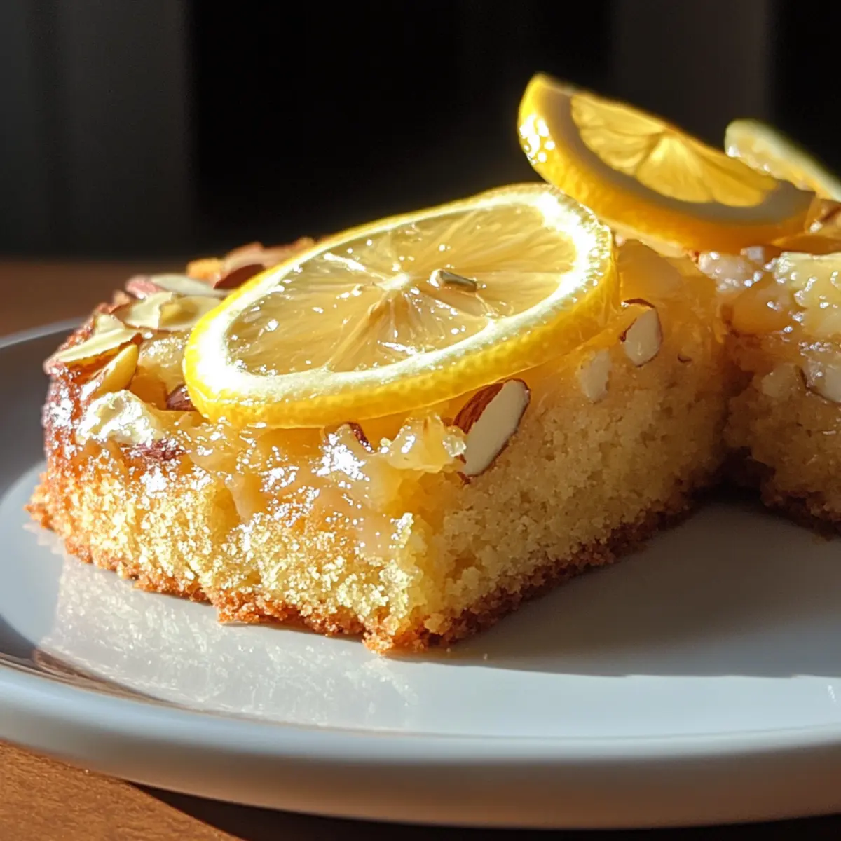 Flourless Lemon Almond Cake with Cardamom
