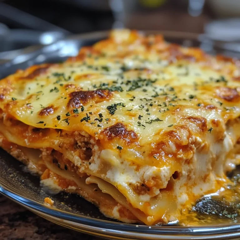Homemade Lasagna with Béchamel Sauce recipe