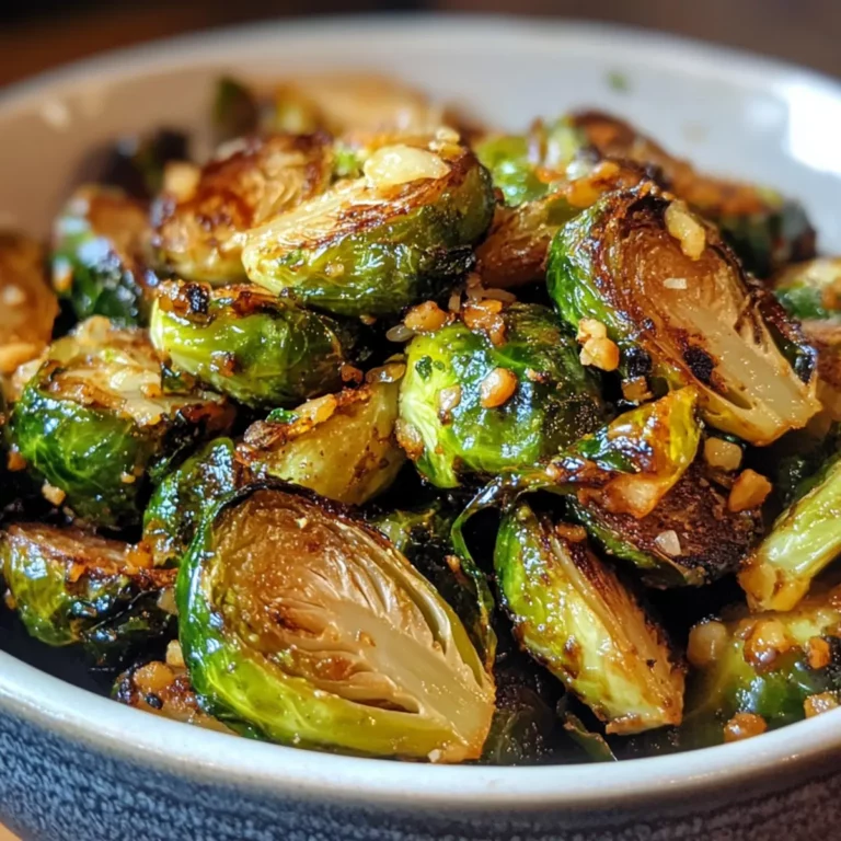 Quick Air Fryer Crispy Brussels Sprouts recipe
