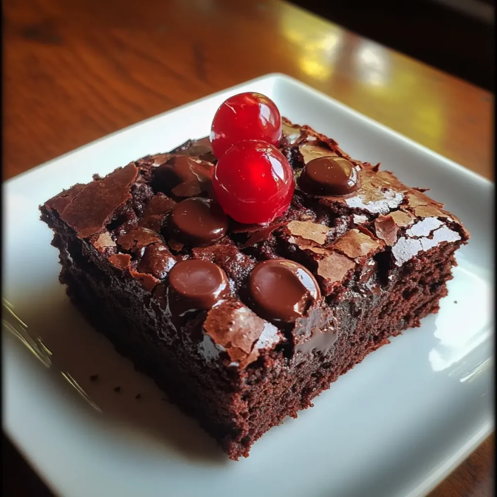 Decadent Gluten-Free Black Forest Brownie