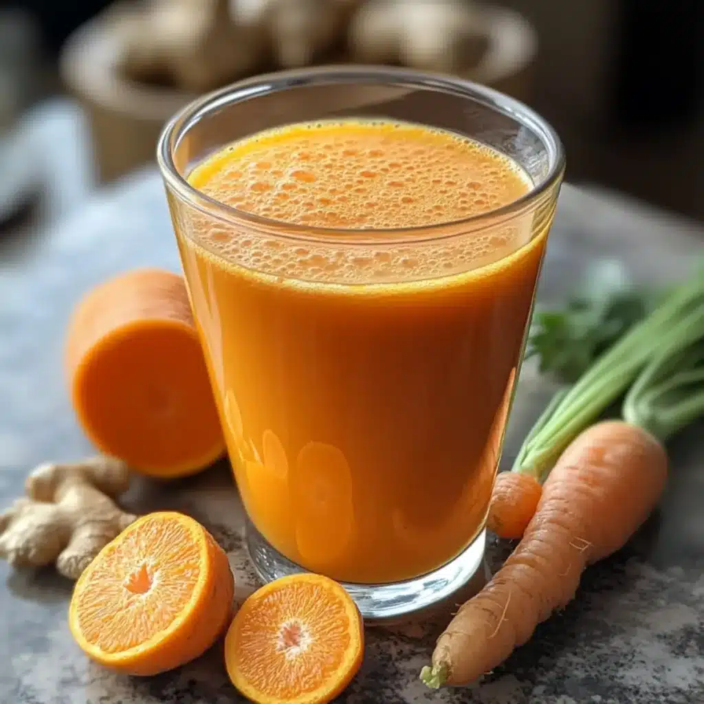 Classic Orange Carrot Ginger Immunity Juice recipe