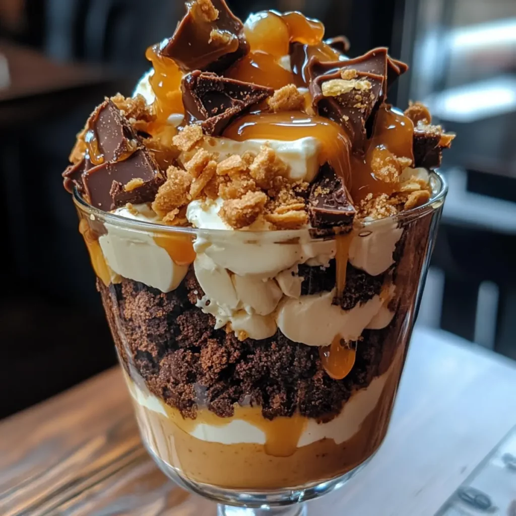 Salted Caramel Brownie Trifle