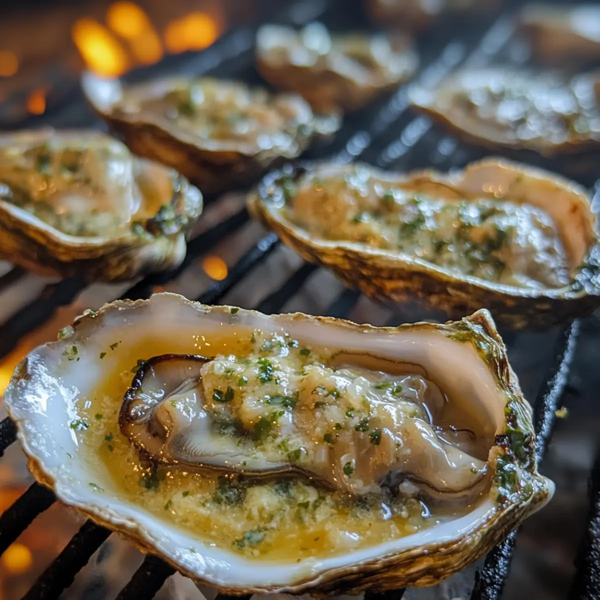 Cajun Grilled Oysters with Garlic Butter