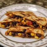 10-Minute Black Bean & Corn Quesadillas recipe
