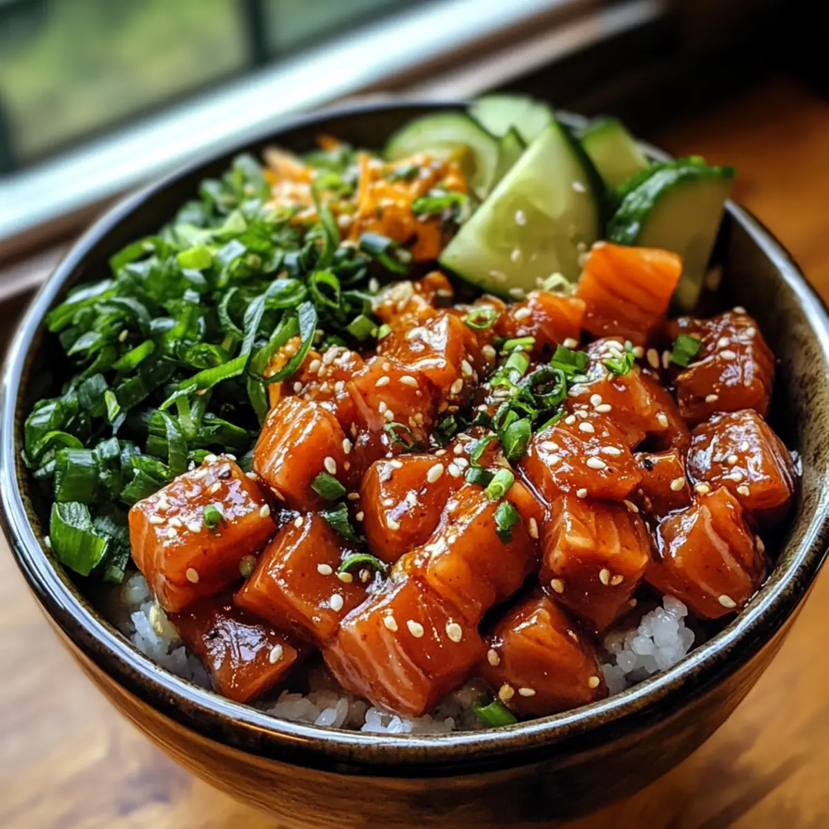 Spicy Tuna Poke Bowls with Sriracha Mayo