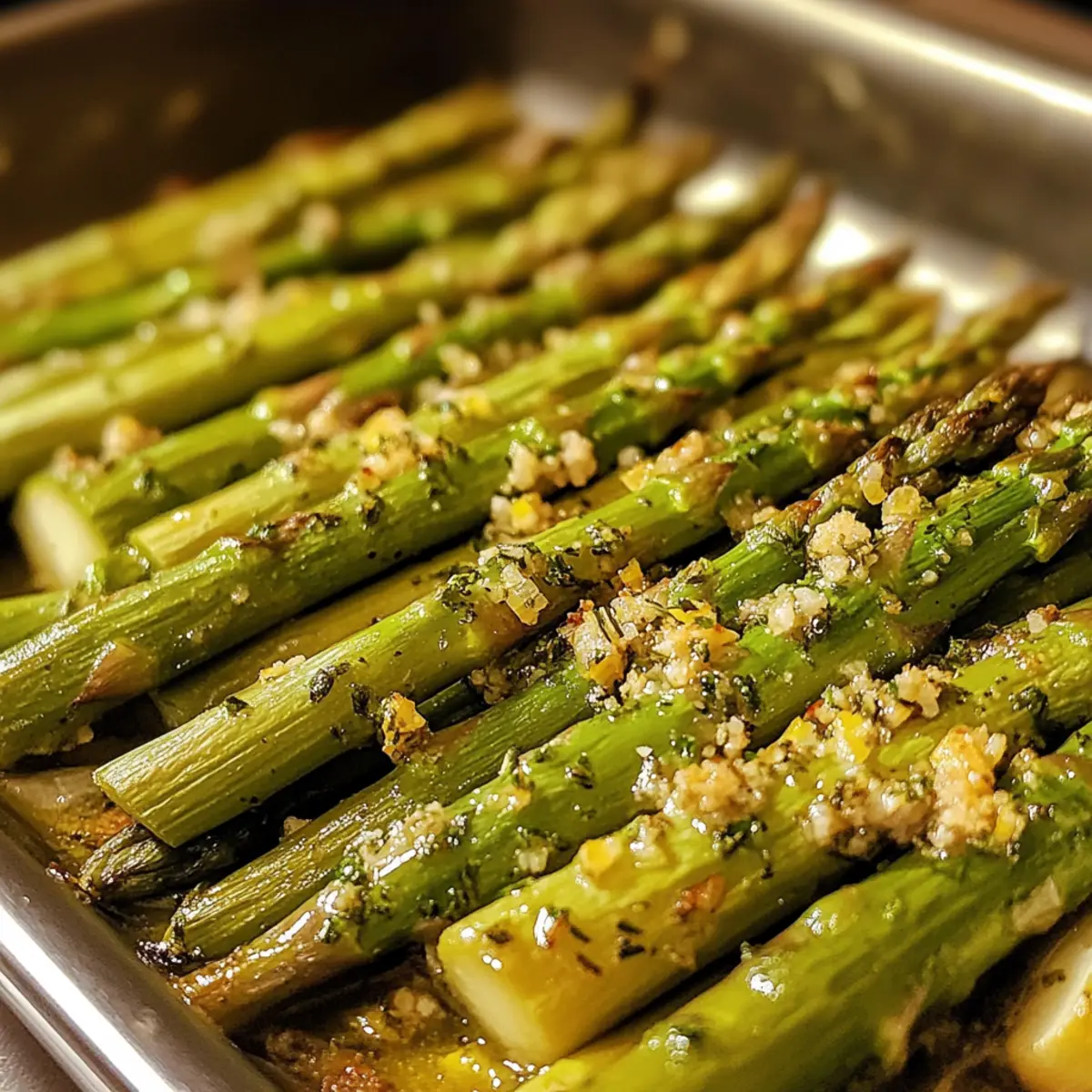 Simple Lemon Herb Roasted Asparagus