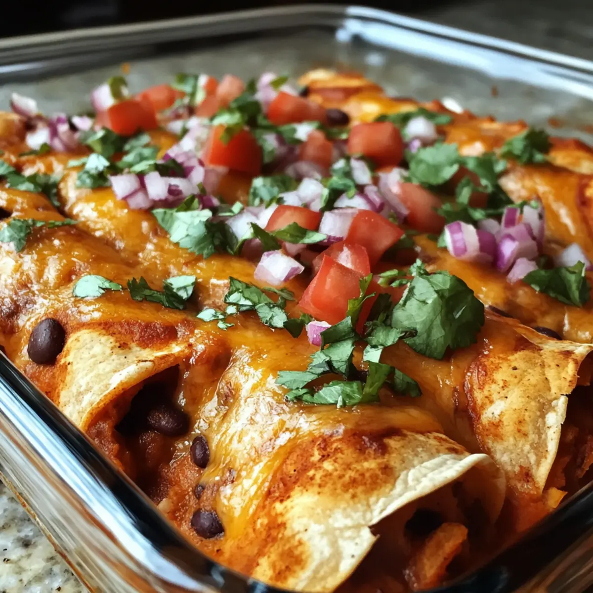 Sweet Potato and Black Bean Enchiladas recipe