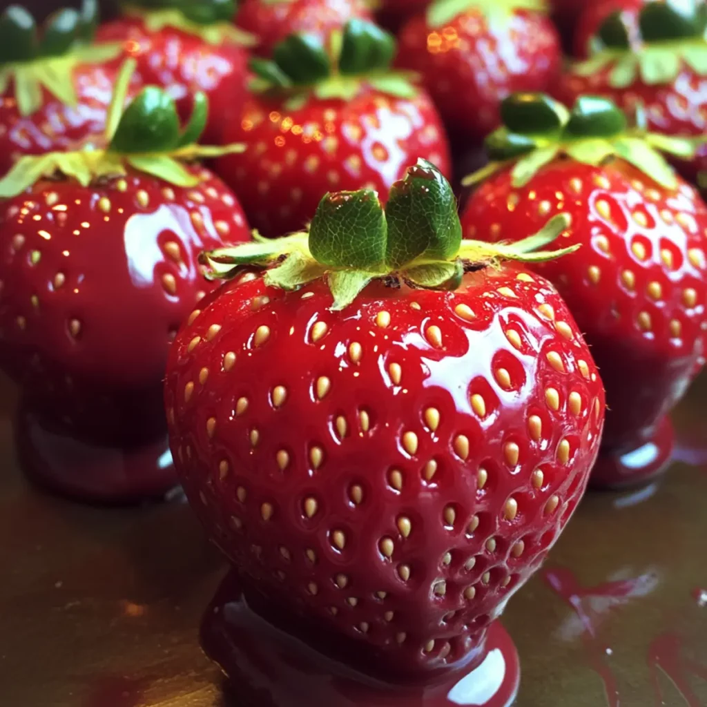 Red Velvet Chocolate-Covered Strawberries