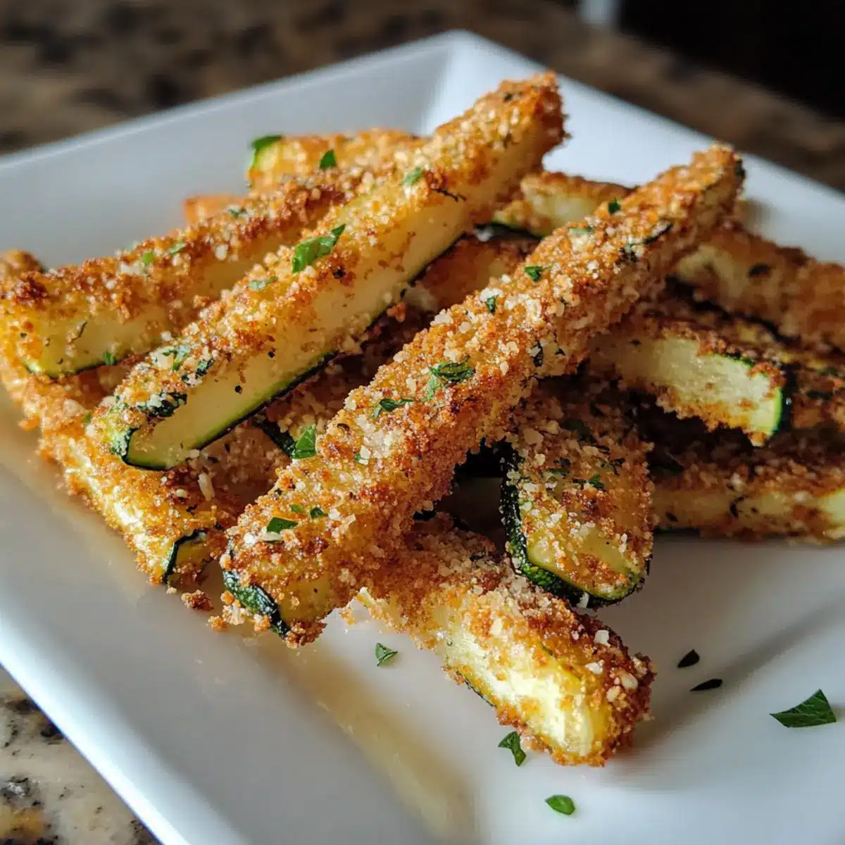 Crispy Parmesan Zucchini Fries recipe
