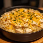One-Pot Cheesy Chicken & Rice recipe