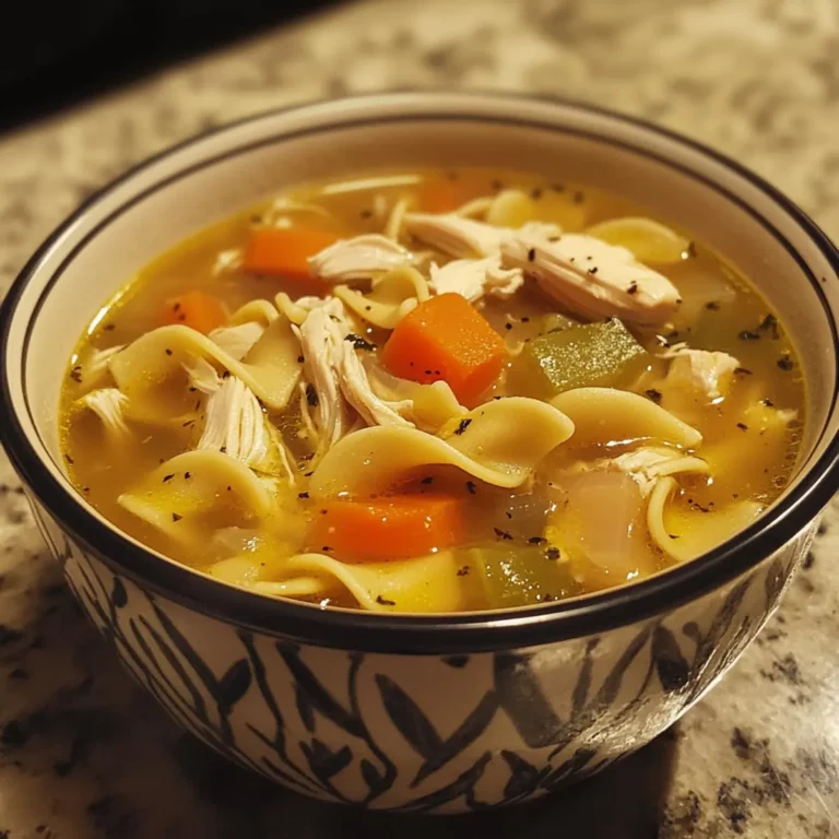 Classic Homemade Chicken Noodle Soup
