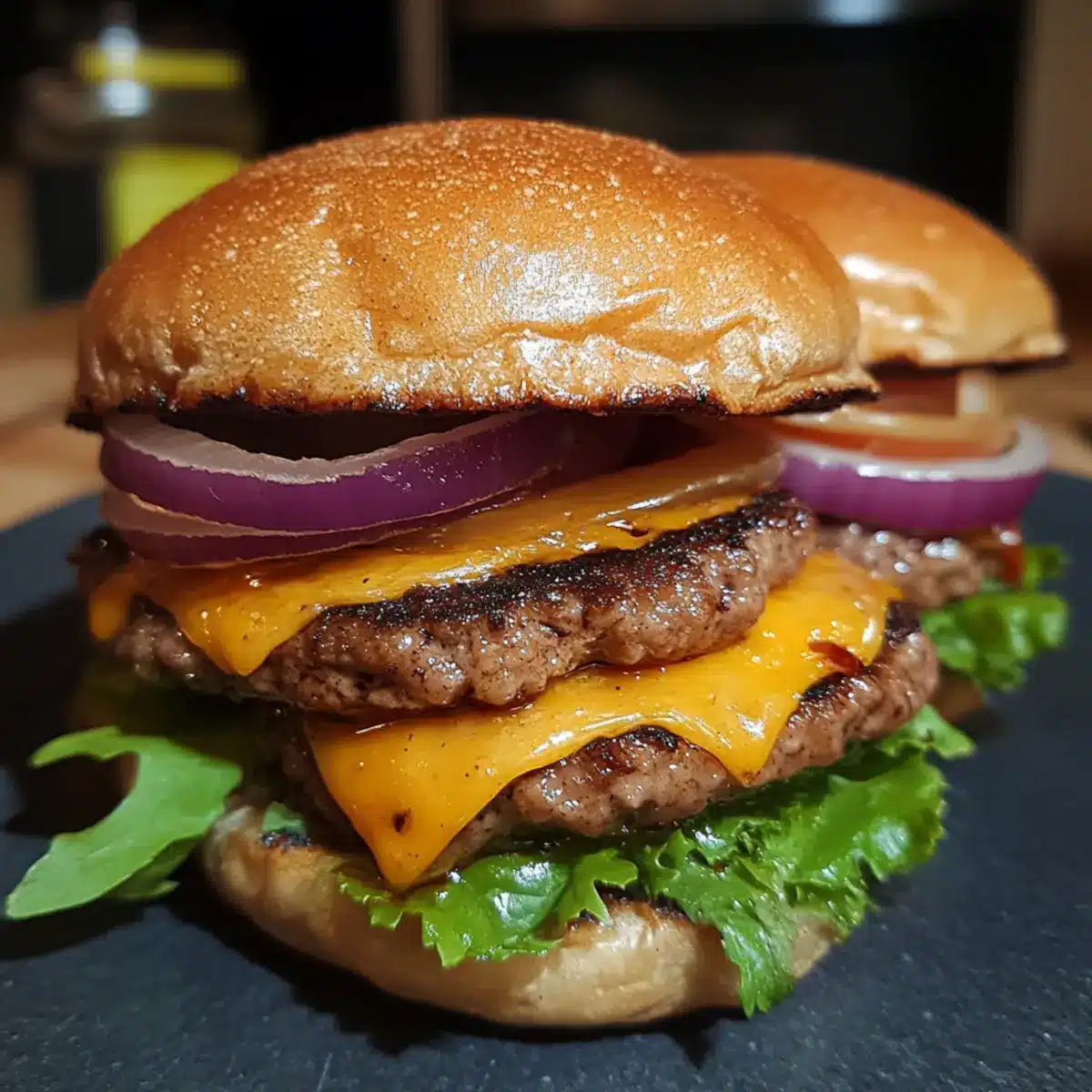 Homemade Cheese & Onion Quorn Burgers