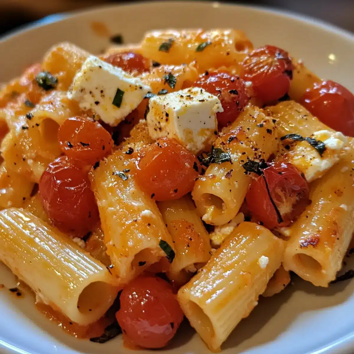 Baked Feta and Cherry Tomato Rigatoni