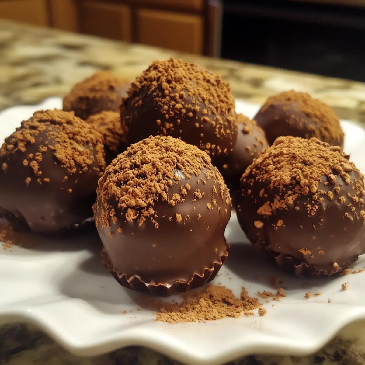 Spicy Mexican Hot Chocolate Truffles