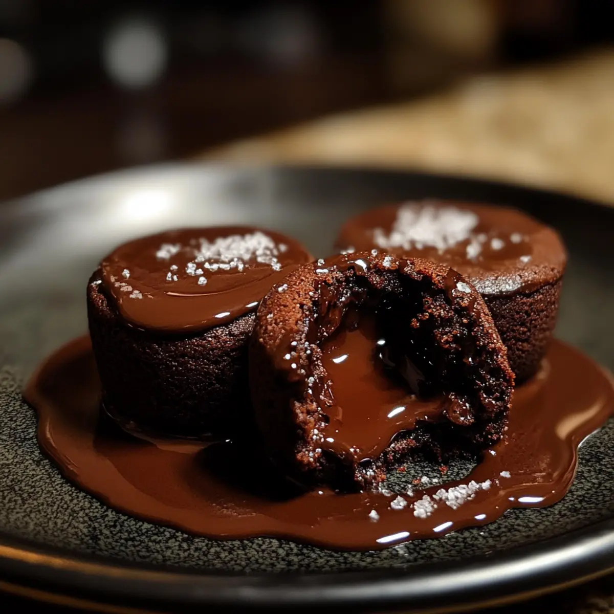 Warm Chocolate Lava Cakes