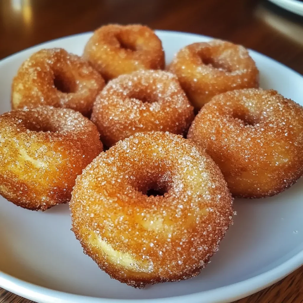 Cinnamon Sugar Doughnut Holes