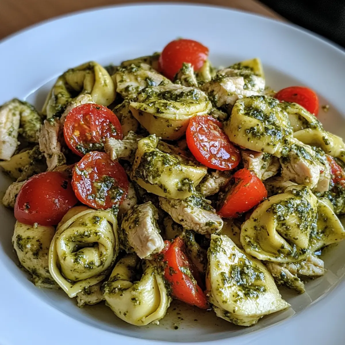 Pesto Chicken Tortellini Salad
