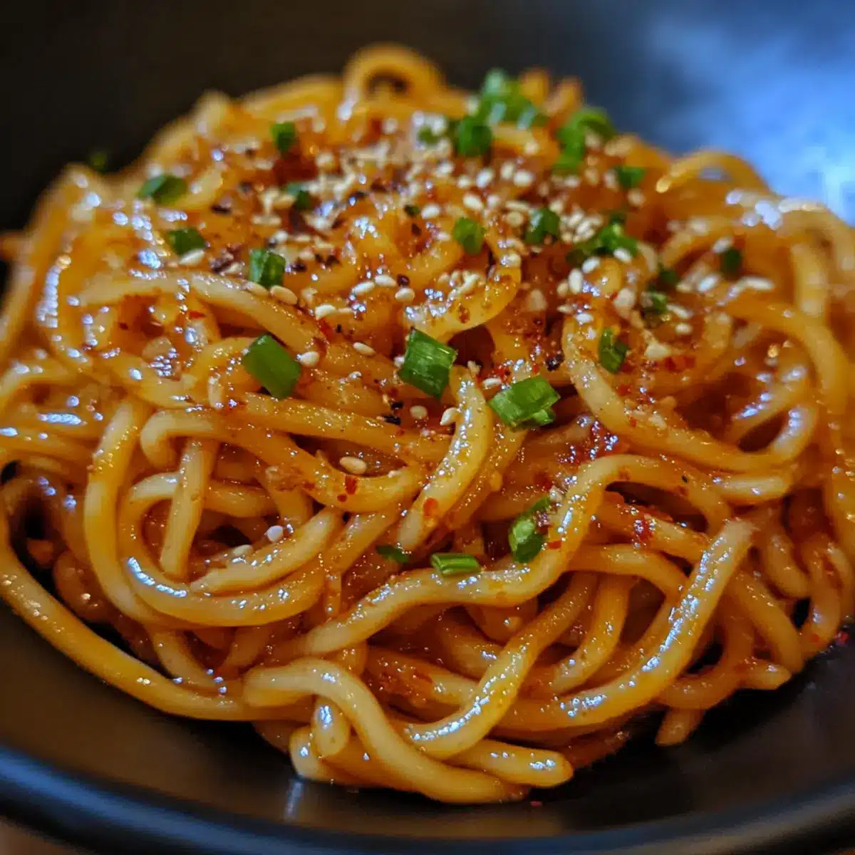 Fiery Garlic Chili Oil Noodles