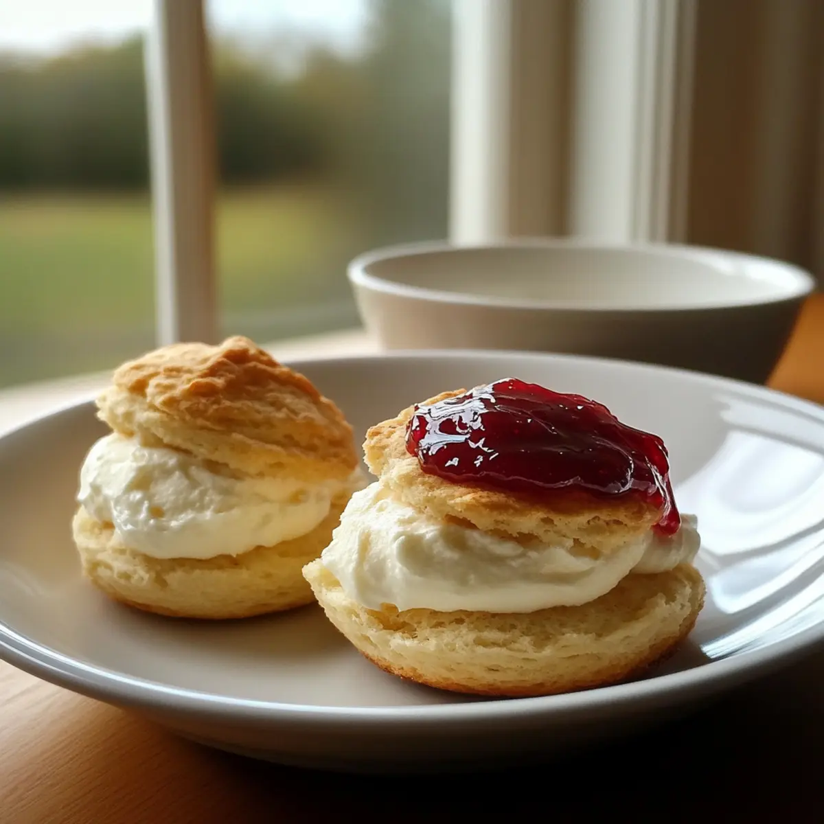 Scones with Jam and Cream