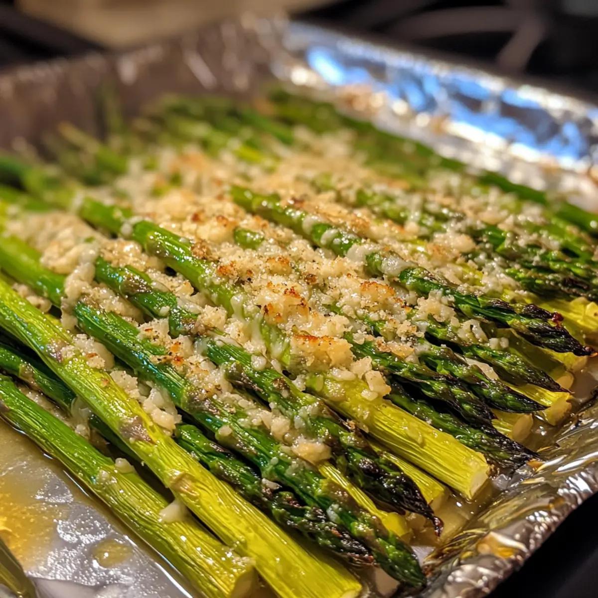 Garlic Parmesan Roasted Asparagus recipe