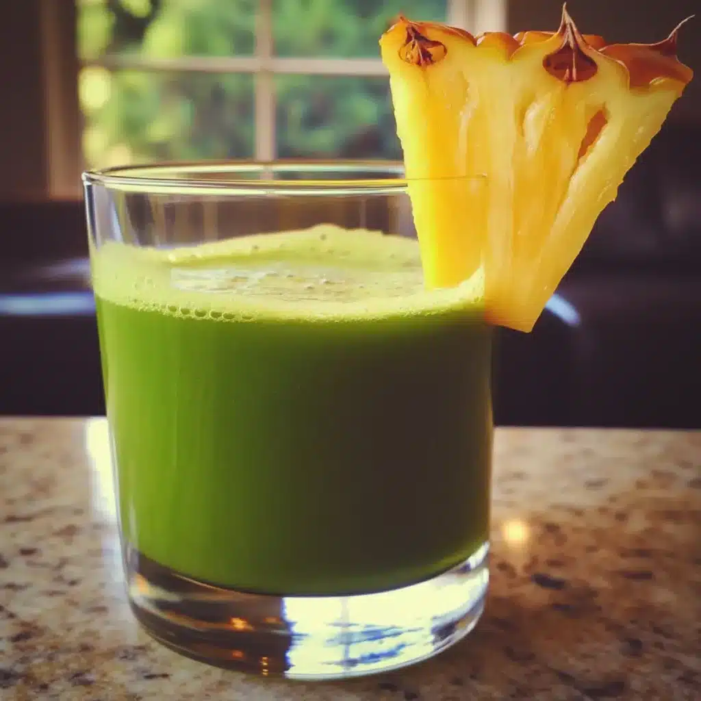 Pineapple Kale Detox Juice recipe