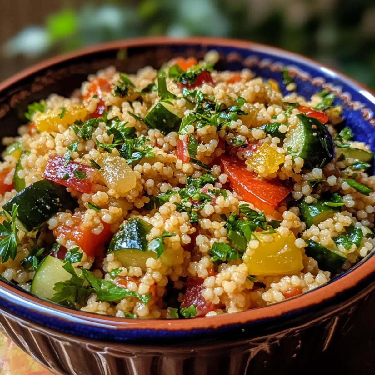 Jeweled Mediterranean Couscous Salad