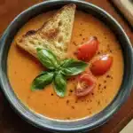 Creamy Roasted Tomato & Basil Soup recipe