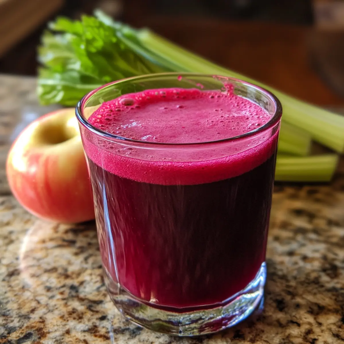 Beet, Apple, & Celery Heart Health Juice