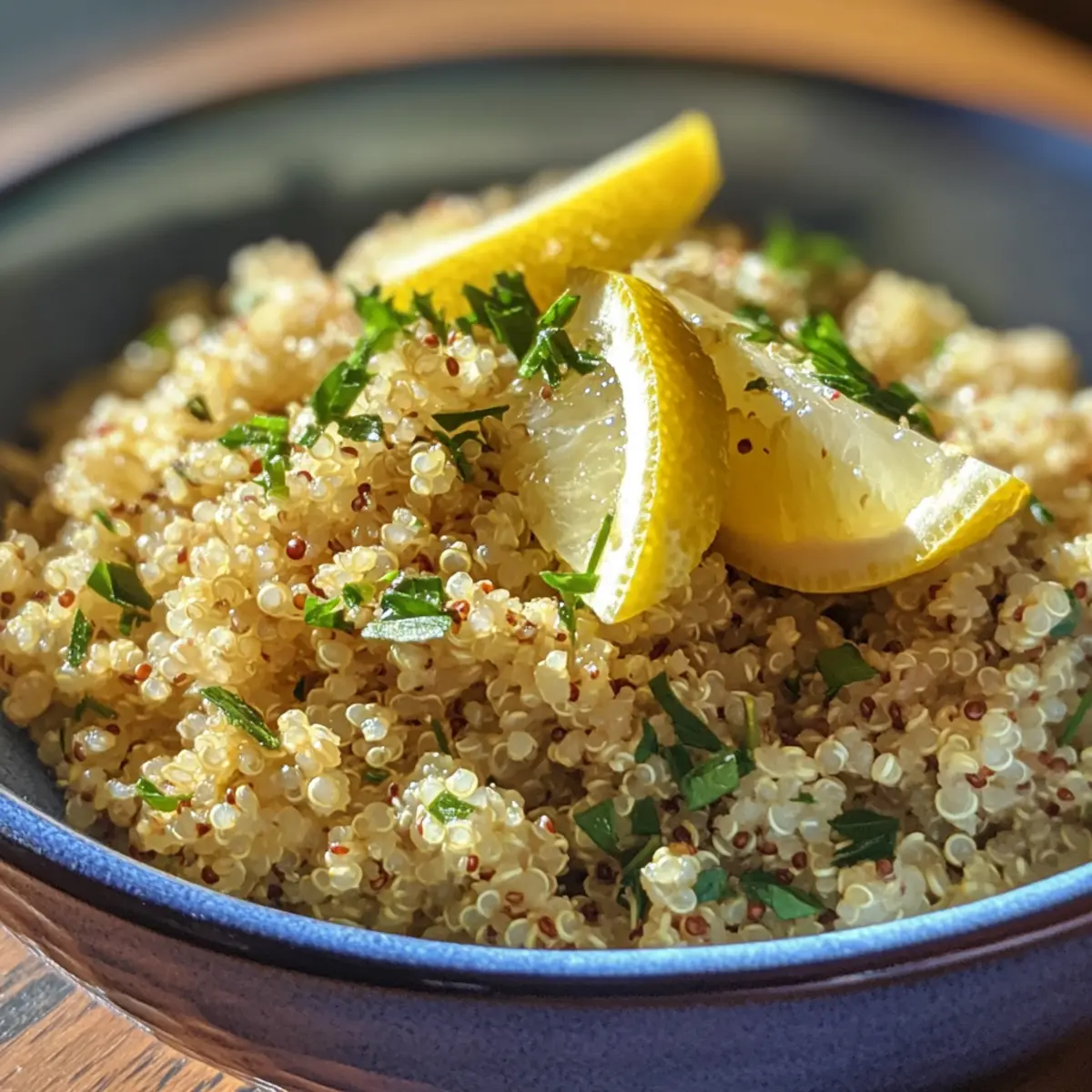 Quick Lemon Herb Quinoa Pilaf recipe