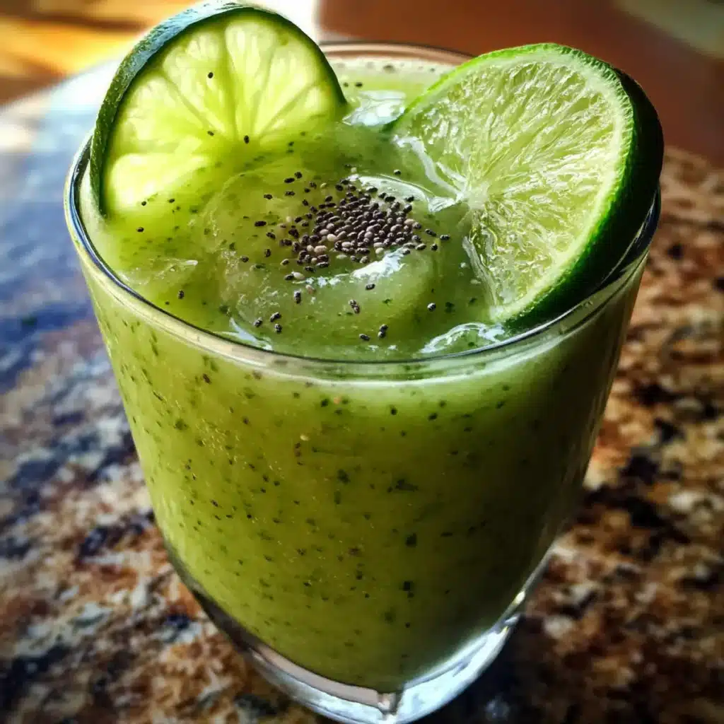 Cucumber, Lime, & Chia Seed Agua Fresca Juice