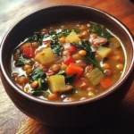 Hearty Lentil and Swiss Chard Soup