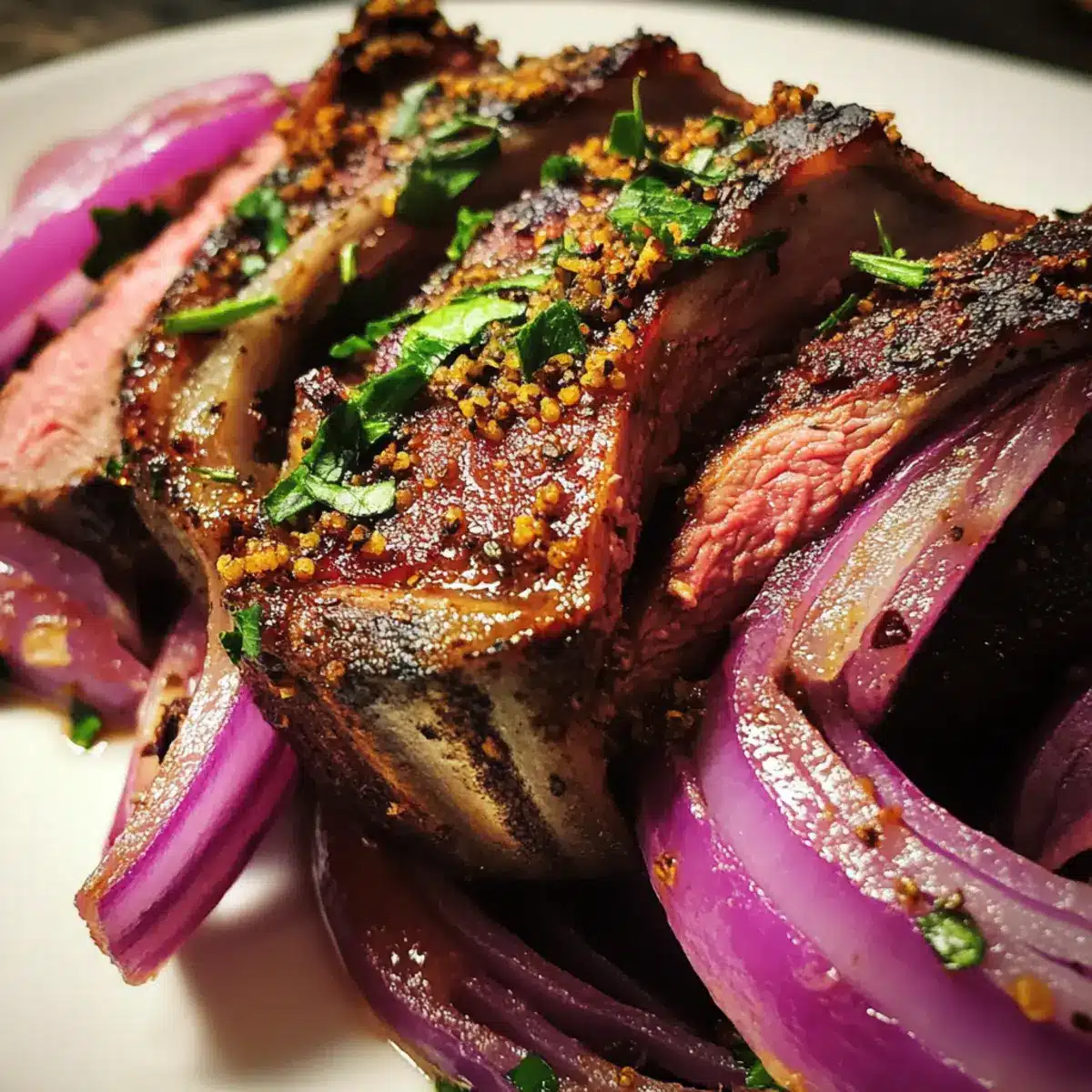 Cumin-Rubbed Lamb and Red Onion