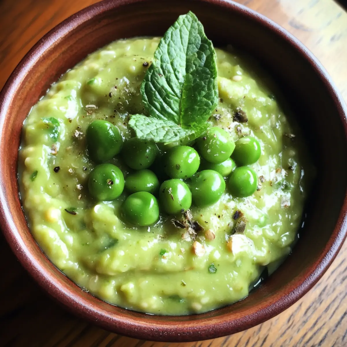 Minted Pea and Avocado Smash