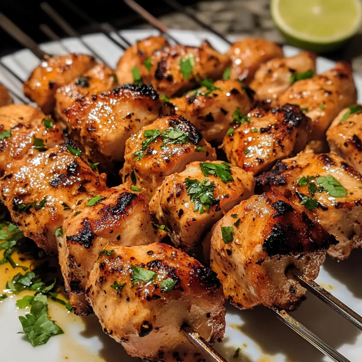 Shish Tawook (Yogurt Marinated Chicken)