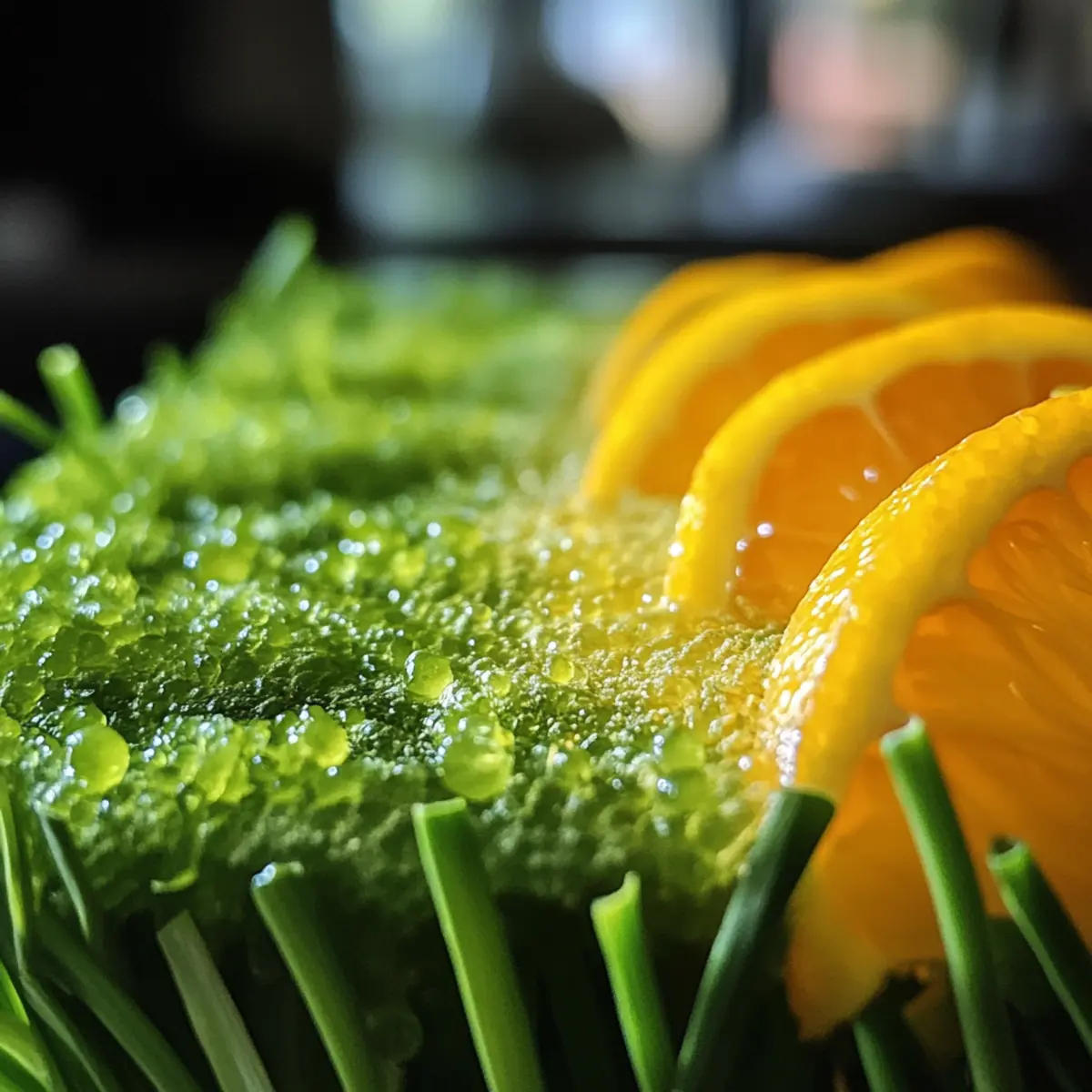 Wheatgrass and Orange Zest Shot