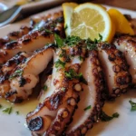 Greek Style Grilled Octopus with Lemon recipe