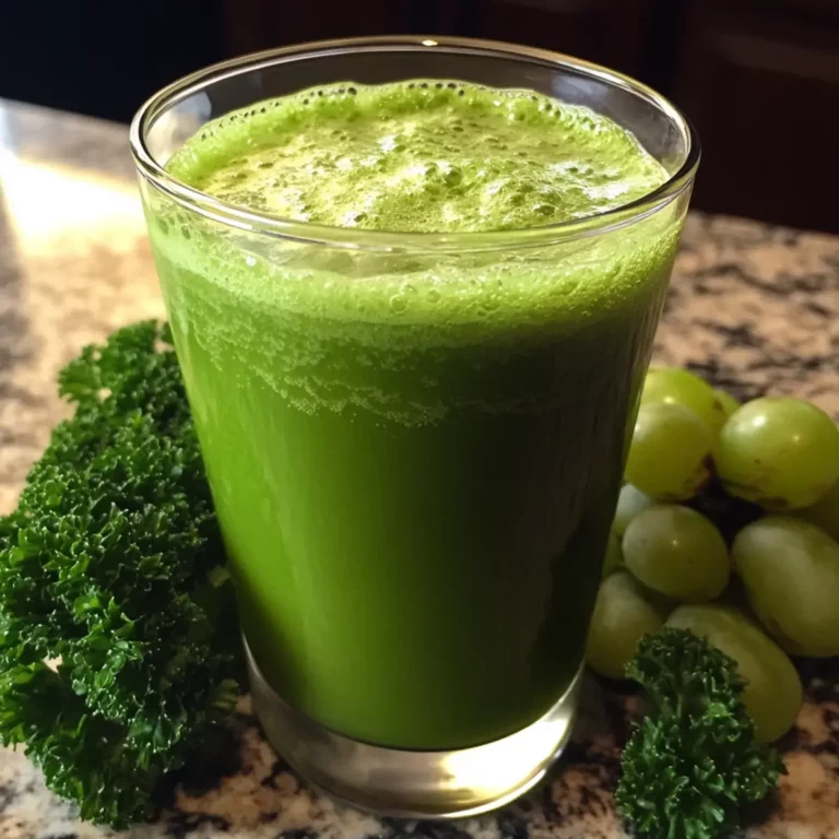 Parsley and Green Grape Cleanse Juice recipe