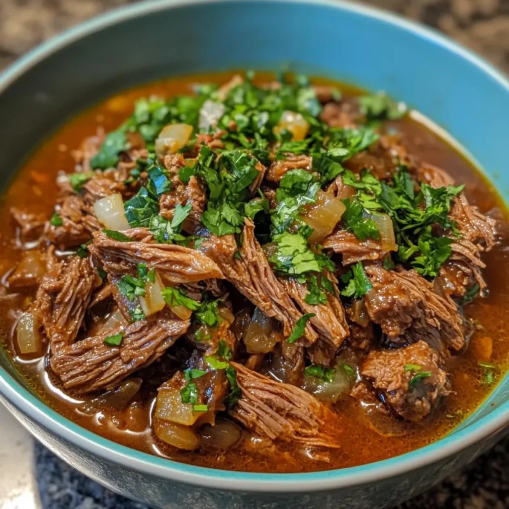Slow Cooker Spicy Beef Barbacoa
