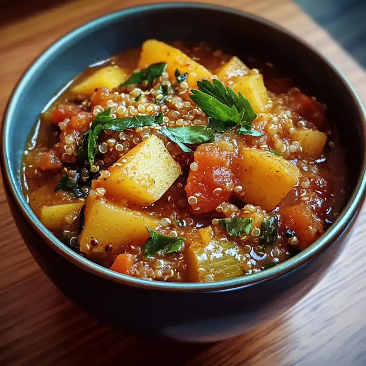 Moroccan Spiced Vegetable and Quinoa Stew