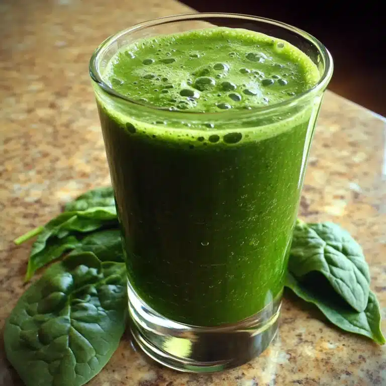 Mean Green Spinach and Ginger Press recipe