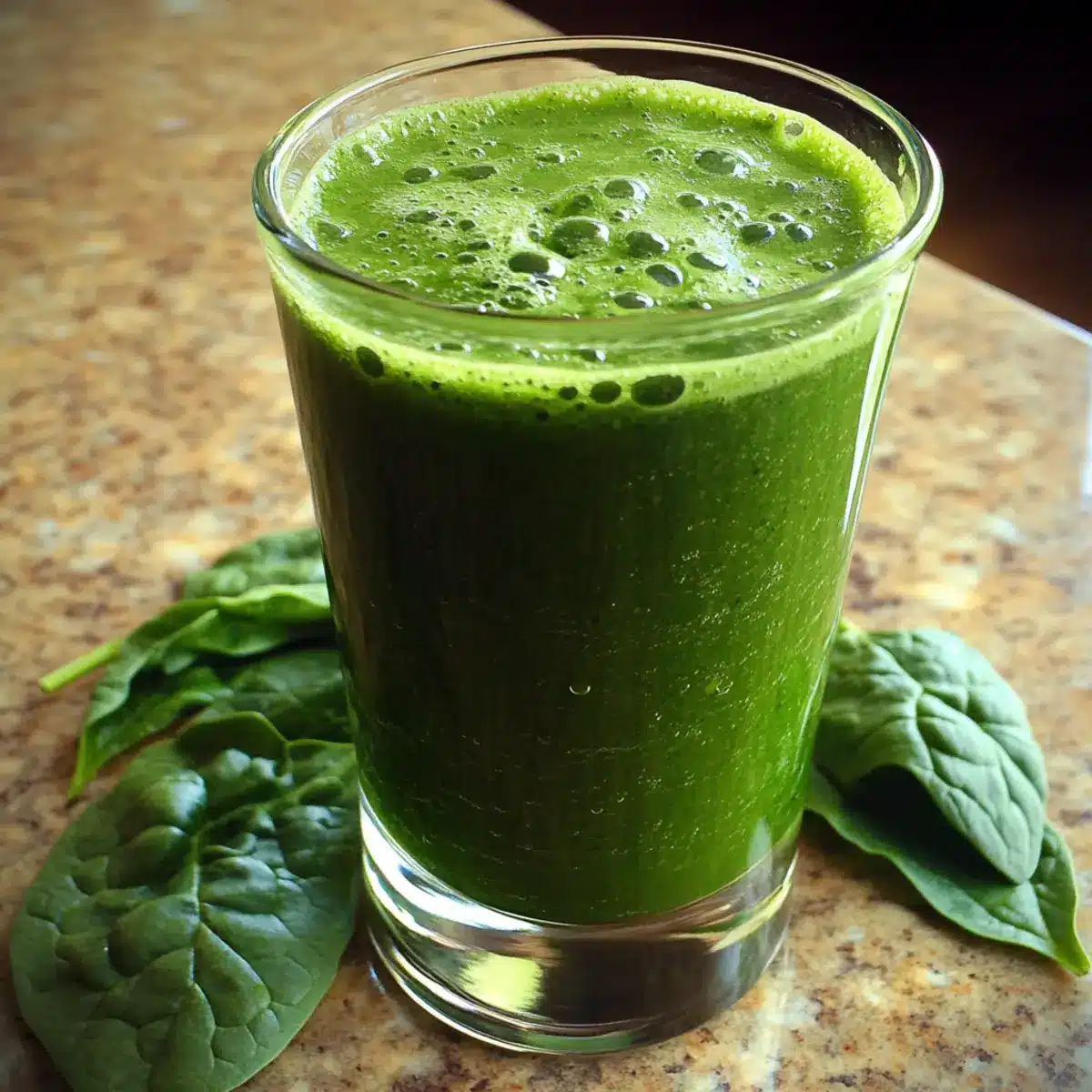 Mean Green Spinach and Ginger Press recipe