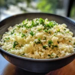Mediterranean Style Cauliflower Rice with Parsley