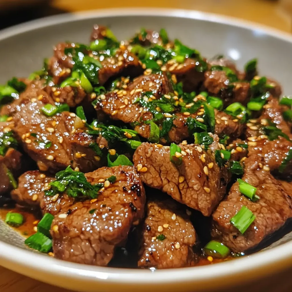 Ginger Soy Beef Strips recipe