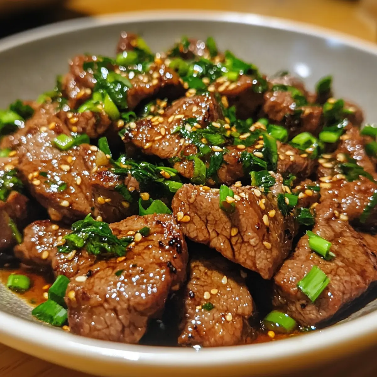Ginger Soy Beef Strips recipe