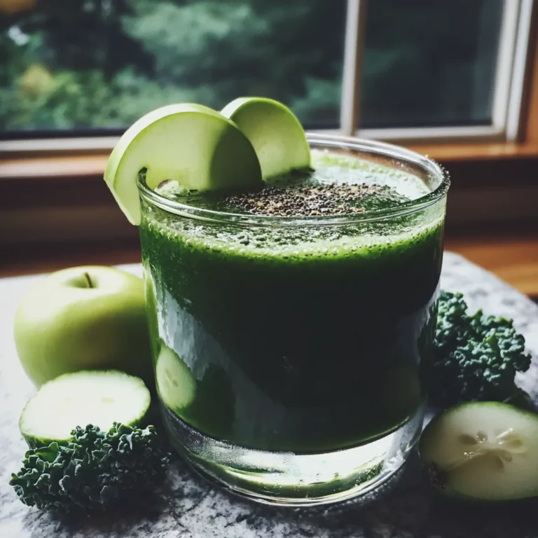 Kale and Green Apple Detox Refresher recipe