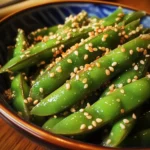 Sesame Crust Snap Peas