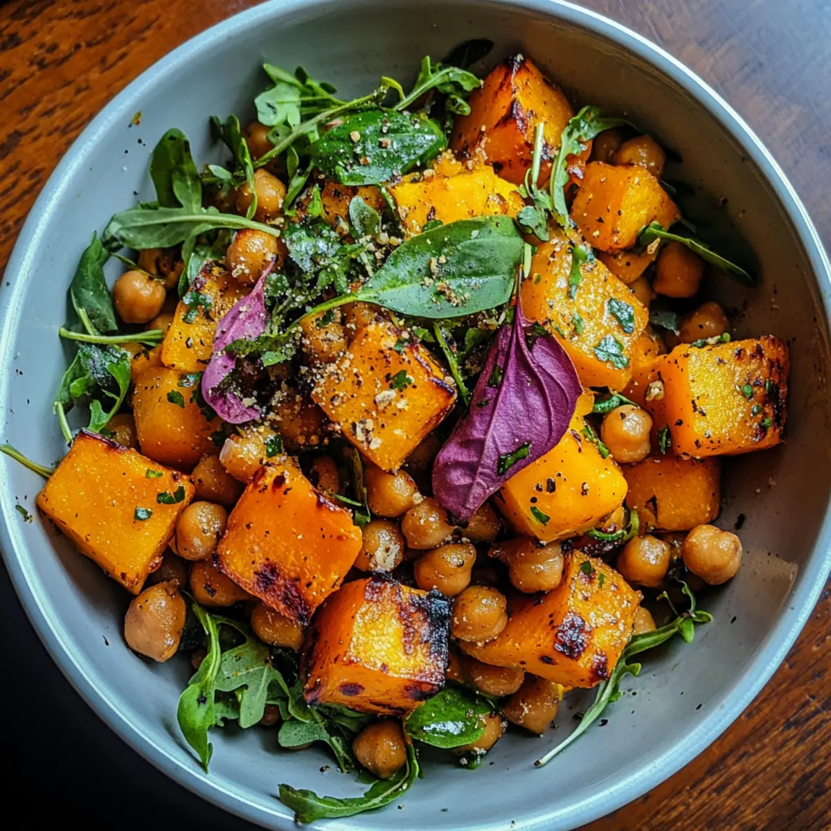 Spiced Roasted Pumpkin and Chickpea Salad